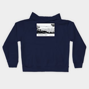 Federal Way Washington Kids Hoodie